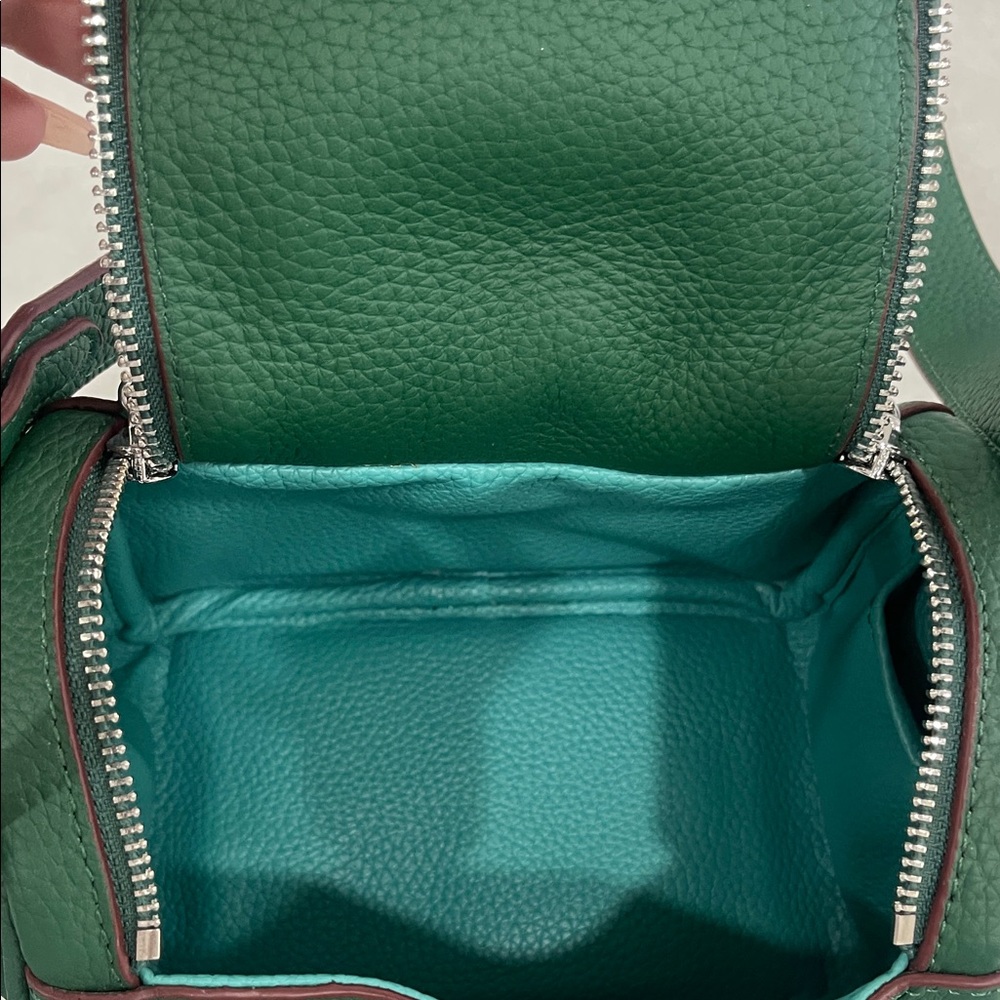 Green Leather Shoulder Bag - Picture 12 of 15